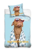 Pościel dla dzieci - POŚCIEL bawełniana PIES 160x200 cm - miniaturka - grafika 1