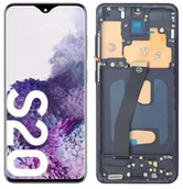 Części serwisowe do telefonów - WYŚWIETLACZ EKRAN LCD DO SAMSUNG GALAXY S20 4G INCELL RAMKA SZARA - miniaturka - grafika 1