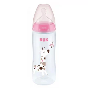 NUK Butelka FC+ z PP 300ml seria MONOCHROMATYCZNA ze wskaźnikiem temerpartury (0-6mc-a,smoczek LATEKS do mleka) turkusowy 741927A - Butelki dla niemowląt - miniaturka - grafika 1