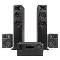 Kino domowe - Amplituner JBL MA310 Czarny + Kolumny głośnikowe JBL Stage 2 260F Czarny (2 szt.) + Kolumna głośnikowa JBL Stage 2 240 B Czarny (2 szt.) + Głośnik centralny JBL Stage 2 245C Czarny (1 szt.) - miniaturka - grafika 1