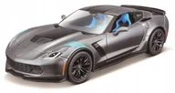Samochody i pojazdy dla dzieci - MAISTO 2017 CHEVROLET CORVETTE GRAND SPORT SREBRNY 1:24 DO SKŁADANIA 39527 - miniaturka - grafika 1