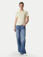 Koszulki i topy damskie - Vero Moda T-Shirt Paulina 10316991 Żółty Regular Fit - miniaturka - grafika 1
