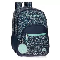 Plecaki szkolne i tornistry - Pepe Jeans Alenka Plecak szkolny Niebieski 32x44x22 cms Poliester 21,6L by Joumma Bags, niebieski, plecak szkolny - miniaturka - grafika 1