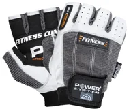 Rękawice do ćwiczeń - Rękawice fitness Power System  Fitness Rukavice Fitness Bílošedé L - miniaturka - grafika 1