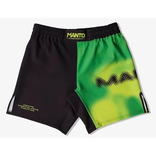 MANTO Spodenki MMA/Grappling ATOMIC Zielone - Spodnie sportowe męskie - miniaturka - grafika 1