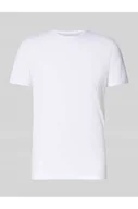 Koszulki męskie - T-shirt o kroju regular fit z mieszanki bawełny - Selected Homme - miniaturka - grafika 1