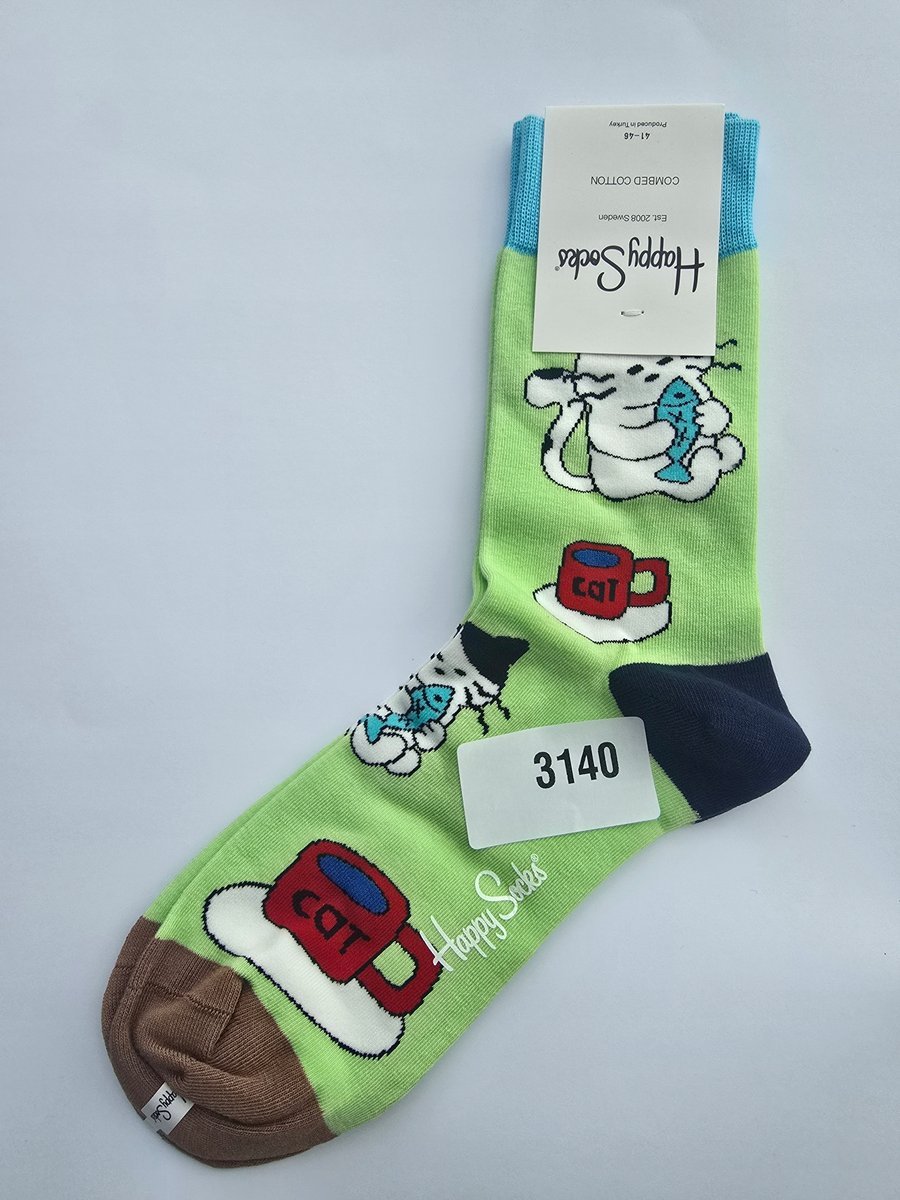 Kolorowe skarpety Happy Socks unisex rozmiar 41-46 (3140)