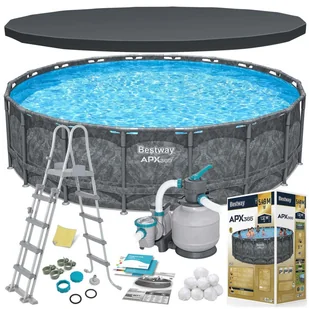 BESTWAY Basen ogrodowy stelażowy 549 x 132 cm 11w1 561KC - Baseny ogrodowe - miniaturka - grafika 1