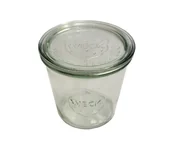 Pojemniki kuchenne - Zestaw Słoików Weck Pojemność 160 Ml Średnica 60mm 12 Sztuk + Szklane Wieka / Weck - miniaturka - grafika 1