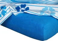 Prześcieradła - Dadka Prześcieradło frotte błękit królewski 60x120x10 cm - miniaturka - grafika 1