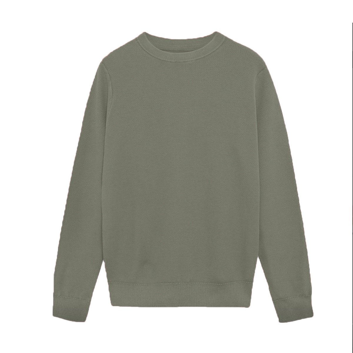 Ecoalf - Gakncirue0651ms23 128 Olive CIRUELOALF KNIT MAN