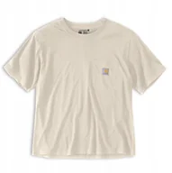 Koszulki i topy damskie - Koszulka Carhartt Lightweight Oat Milk - miniaturka - grafika 1