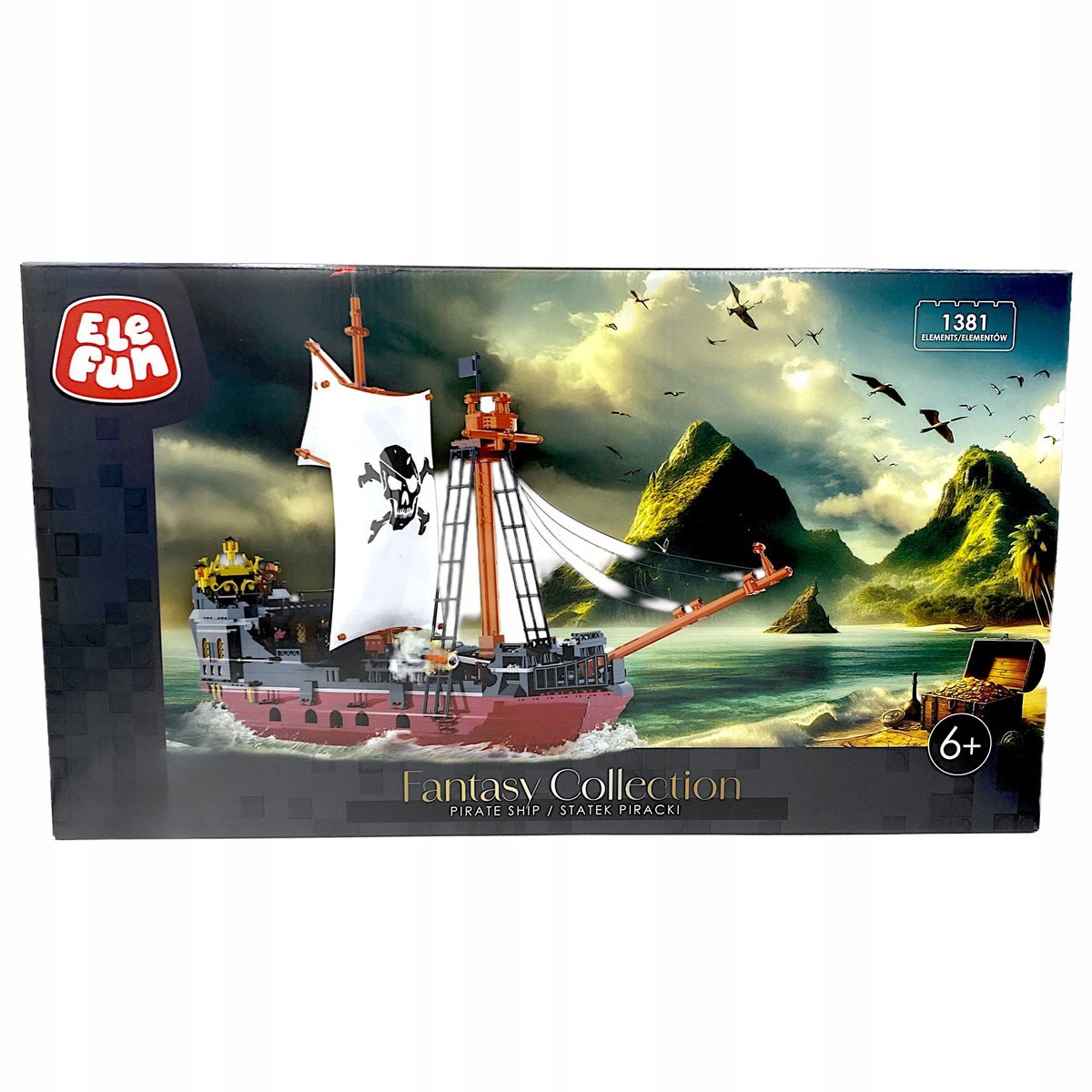 Elefun Fantasy Collection Statek piracki Klocki 1381el.