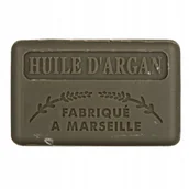Mydła - Mydło Marsylskie Olej Arganowy Masło Shea Oczyszcza Zmiękcza Nawilża 125 g - miniaturka - grafika 1