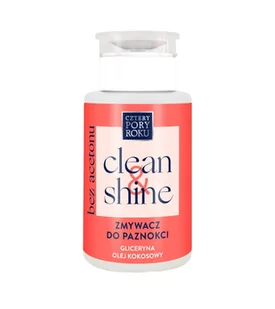 4 Pory Roku Zmywacz do paznokci Clean&Shine 200 ml - Zmywacze i cleanery do paznokci - miniaturka - grafika 1