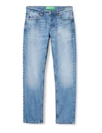 Spodnie męskie - United Colors of Benetton Spodnie męskie 4aw757b88 dżinsy, jasnoniebieskie denim 918, 24, Jasnoniebieski Denim 918 - miniaturka - grafika 1