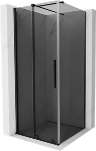 Mexen Velar kabina prysznicowa rozsuwana 120x120 cm, grafit, czarna - 871-120-120-41-70 - Kabiny prysznicowe - miniaturka - grafika 1