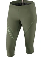 Spodnie sportowe damskie - DYNAFIT Legginsy funkcyjne "ALPINE 2" w kolorze khaki - miniaturka - grafika 1