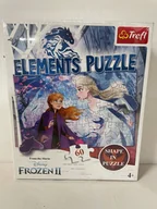 Puzzle - Trefl Puzzle 60el. shape unicorn FROZEN 2 90912 - miniaturka - grafika 1