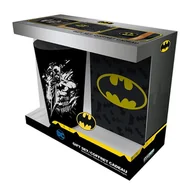 Szklanki - Zestaw Prezentowy Batman - Szklanka, Notes, Przypinka - miniaturka - grafika 1