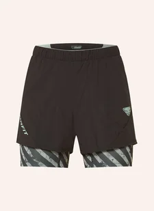 Dynafit Szorty Trekkingowe Trail 2In1 schwarz - Spodenki damskie - miniaturka - grafika 1