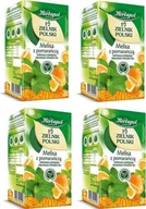 Herbata - Big Active Herbata ziołowa Melisa z pomarańczą Herbapol - 4 szt - miniaturka - grafika 1