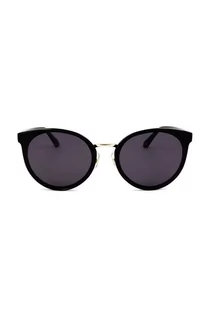 Okulary przeciwsłoneczne - Swarovski okulary przeciwsłoneczne damskie kolor czarny - grafika 1