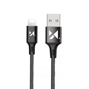 Wozinsky kabel przewód USB - Lightning 2,4A 2m czarny (WUC-L2B) - Kable USB - miniaturka - grafika 1