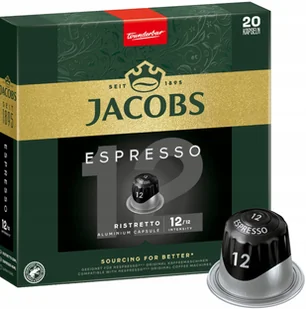 Kawa do Nespresso Jacobs Espresso Ristretto 20 szt - Kawa w kapsułkach i saszetkach - miniaturka - grafika 1