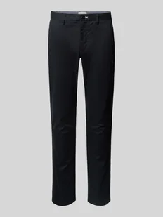 Chinosy o kroju slim fit z wpuszczanymi kieszeniami - Spodnie męskie - miniaturka - grafika 1
