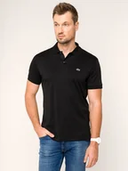 Koszulki męskie - Lacoste Polo DH2050 Czarny Regular Fit - miniaturka - grafika 1