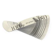 Akcesoria do paznokci - Aba Group Pilnik do Paznokci Retro Łódka 100/180 Slim Zestaw 25szt. - miniaturka - grafika 1