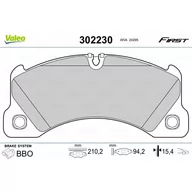 Klocki hamulcowe - Klocki hamulcowe - komplet VALEO 302230 - miniaturka - grafika 1