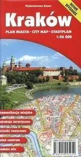 Kraków. Plan miasta 1:26 000 wyd. 17 - Opracowanie zbiorowe - Atlasy i mapy - miniaturka - grafika 1