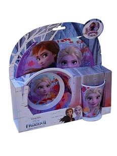 Barbo Toys Frozen 3 pcs Melamine set w/o rim - Wyposażenie pokoiku dziecięcego - miniaturka - grafika 1