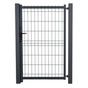 Ogrodzenia - Furtka prawa Vera 1x1,53 m antracyt Wiśniowski - miniaturka - grafika 1