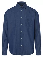 Koszule męskie - Fynch-Hatton - Męska koszula jeansowa, niebieski - miniaturka - grafika 1