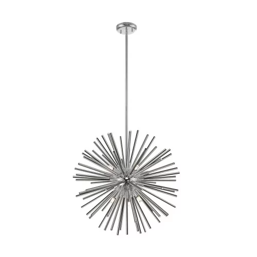 Zuma Line Designerska LAMPA wisząca URCHIN P0491-09F-F4AN metalowa OPRAWA gwiazda explosion soleil chrom P0491-09F-F4AN