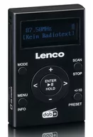 Odtwarzacze MP3 - Lenco PDR-011BK - przenośne, kieszonkowe radio DAB+ / FM i odtwarzacz MP4 - miniaturka - grafika 1