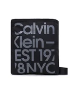 Nerki - Calvin Klein Jeans Saszetka Sport Essentials Flatpack18 Gr K50K510378 Czarny - miniaturka - grafika 1