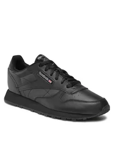 Reebok Reebok Classic Leather Młodzieżowe Czarne (GZ6094)" unisex Czarny GZ6094 - Sneakersy damskie - miniaturka - grafika 1