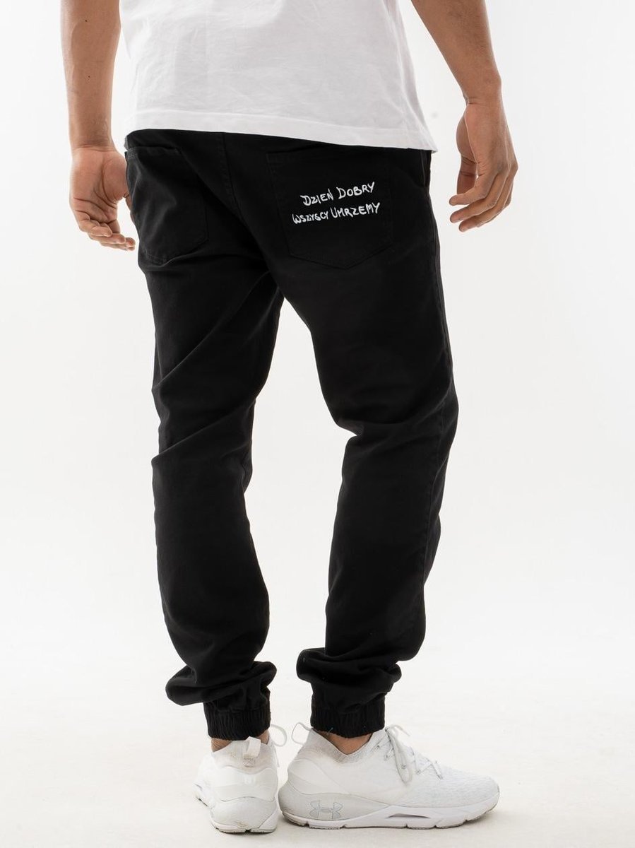 Spodnie Jogger Jeansowe Męskie Czarne MyStars Dzień Dobry XL