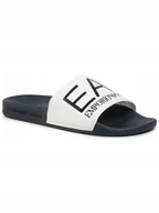 Klapki i japonki męskie - EA7 Emporio Armani Klapki XCP001 XCC22 B139 Biały - miniaturka - grafika 1