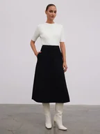 Spódnice - BGN Spódnica w kolorze czarnym - miniaturka - grafika 1