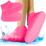 Pokrowce na ubrania - WODOODPORNE OCHRANIACZE NAKŁADKI NA BUTY NA DESZCZ ANTYPOŚLIZGOWE KALOSZE S - miniaturka - grafika 1