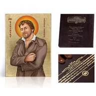 Ikony i obrazy sakralne - Ikona religijna Święty Benedykt Labre - miniaturka - grafika 1