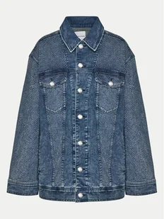 PINKO Kurtka jeansowa 104800 A2GI Granatowy Regular Fit - Kurtki damskie - miniaturka - grafika 1