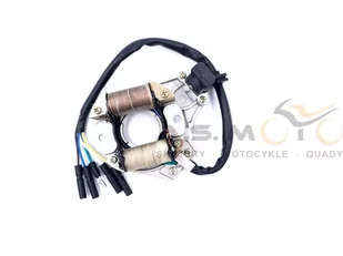 Uzwojenie Stator Iskrownik Stojan Chiński Motorower 50 4T, Honda Monkey 2 Cewki Benzer, Barton - Części motocyklowe - miniaturka - grafika 1