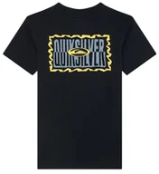 Koszulki męskie - t-shirt QUIKSILVER GOTAM FOAM BLACK - miniaturka - grafika 1