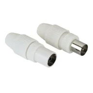 Złącza, przejściówki, adaptery - Hama Wtyk antenowy + gniazdo antenowe 205212 > PIĄTY PRODUKT 99% - miniaturka - grafika 1